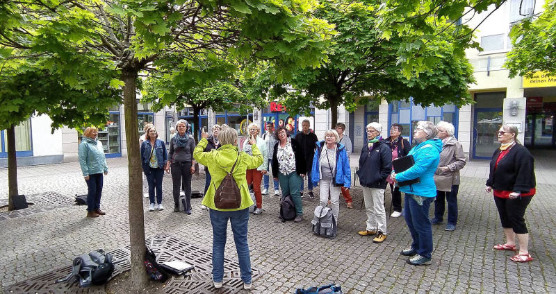 erste Probe hinter dem Hotel am Donnerstag