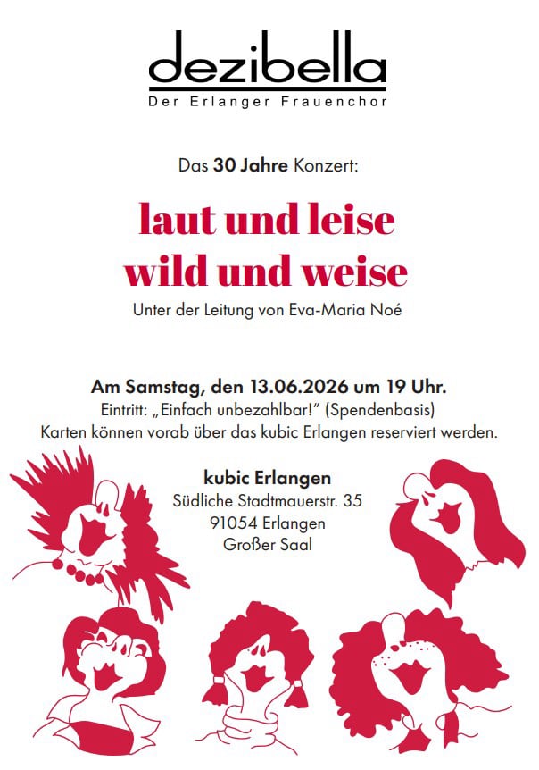 Plakat zu unserem 30 jährigen Jubiläum