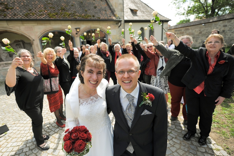 bei Simones Hochzeit